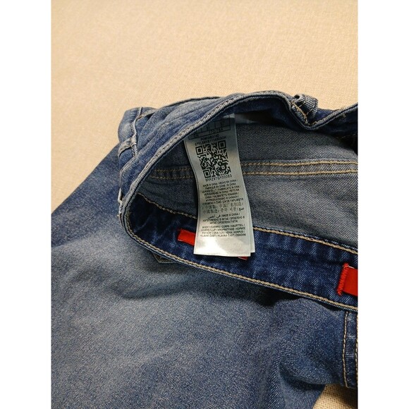 Guess Jeans Size 31x32 Mens Ultra Slim McCrae Fit Mid Rise Blue Denim - Picture 9 of 16